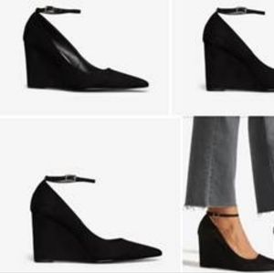 Brand new ankle strap wedges